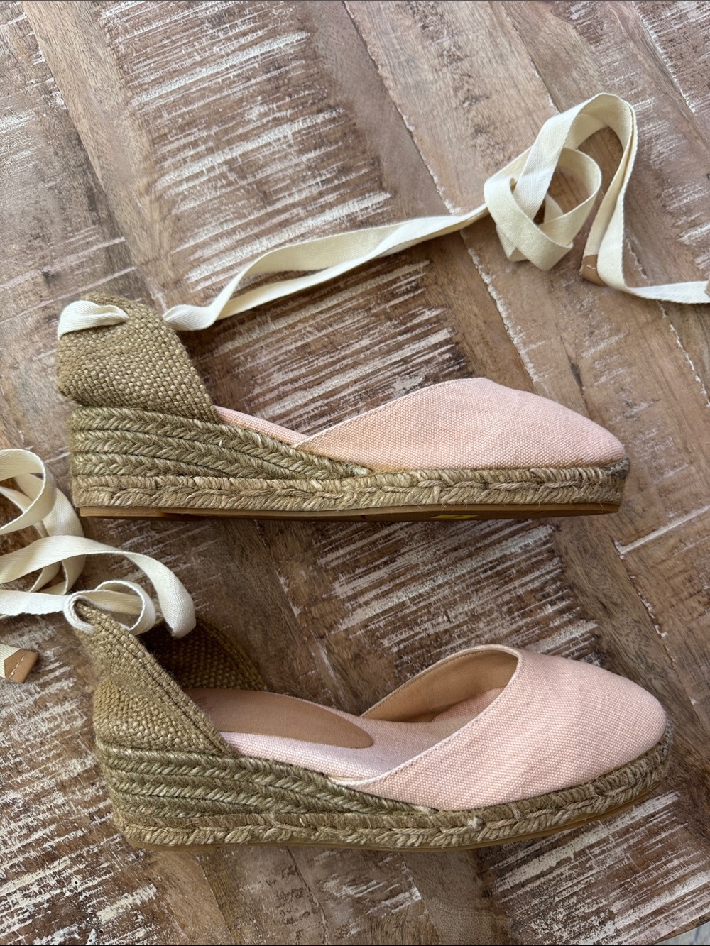 CASTAÑER Carina Wedge Espadrilles Size 38 - Picture 2 of 8